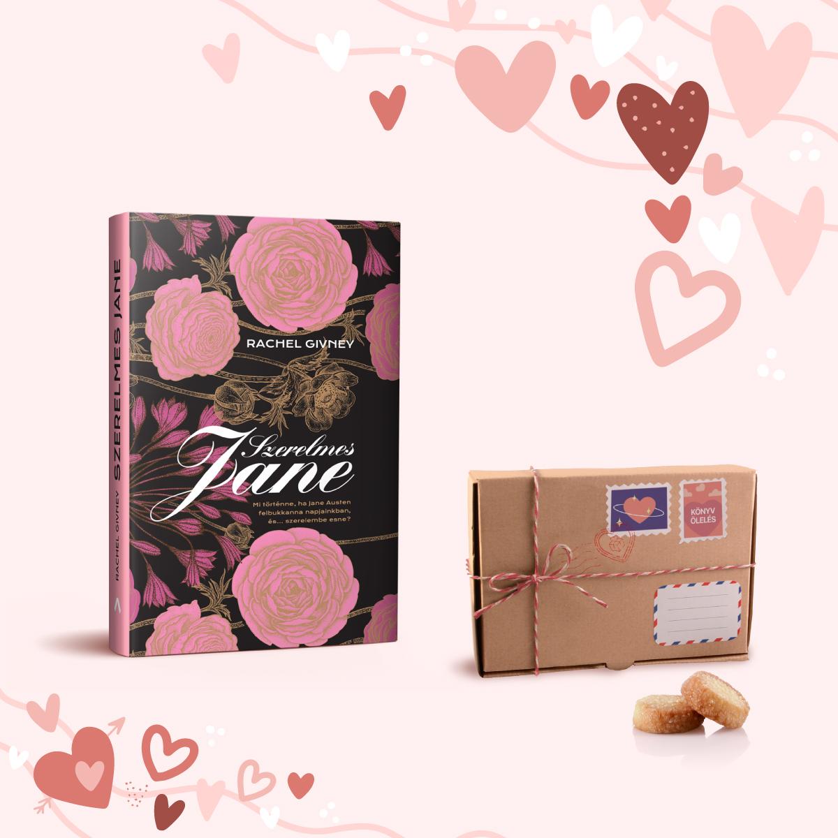 KÖNYVÖLELÉS  VALENTIN NAP - RACHEL GIVNEY: SZERELMES JANE + LES CADEAUX DE FLOR