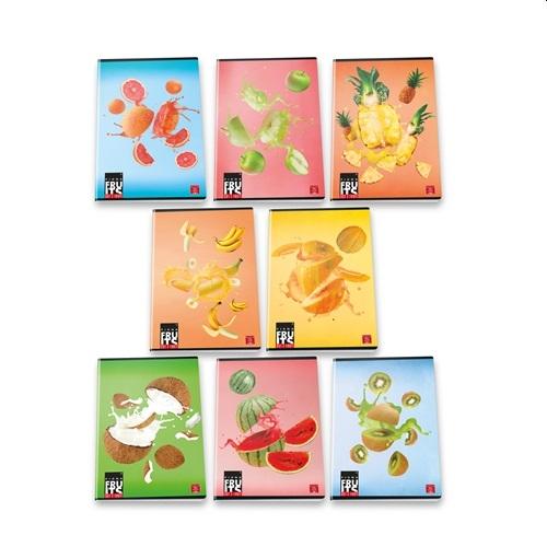 FÜZET PIGNA FRUITS A/5 TŰZÖTT 42 LAPOS VONALAS