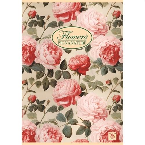 FÜZET PIGNA NATURE FLOWERS A/5 TŰZÖTT 42 LAPOS VONALAS