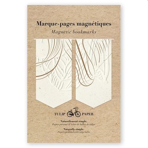 MÁGNESES KÖNYVJELZŐ CLAIREFONTAINE TULIP PAPER, 10,5X15,5CM
