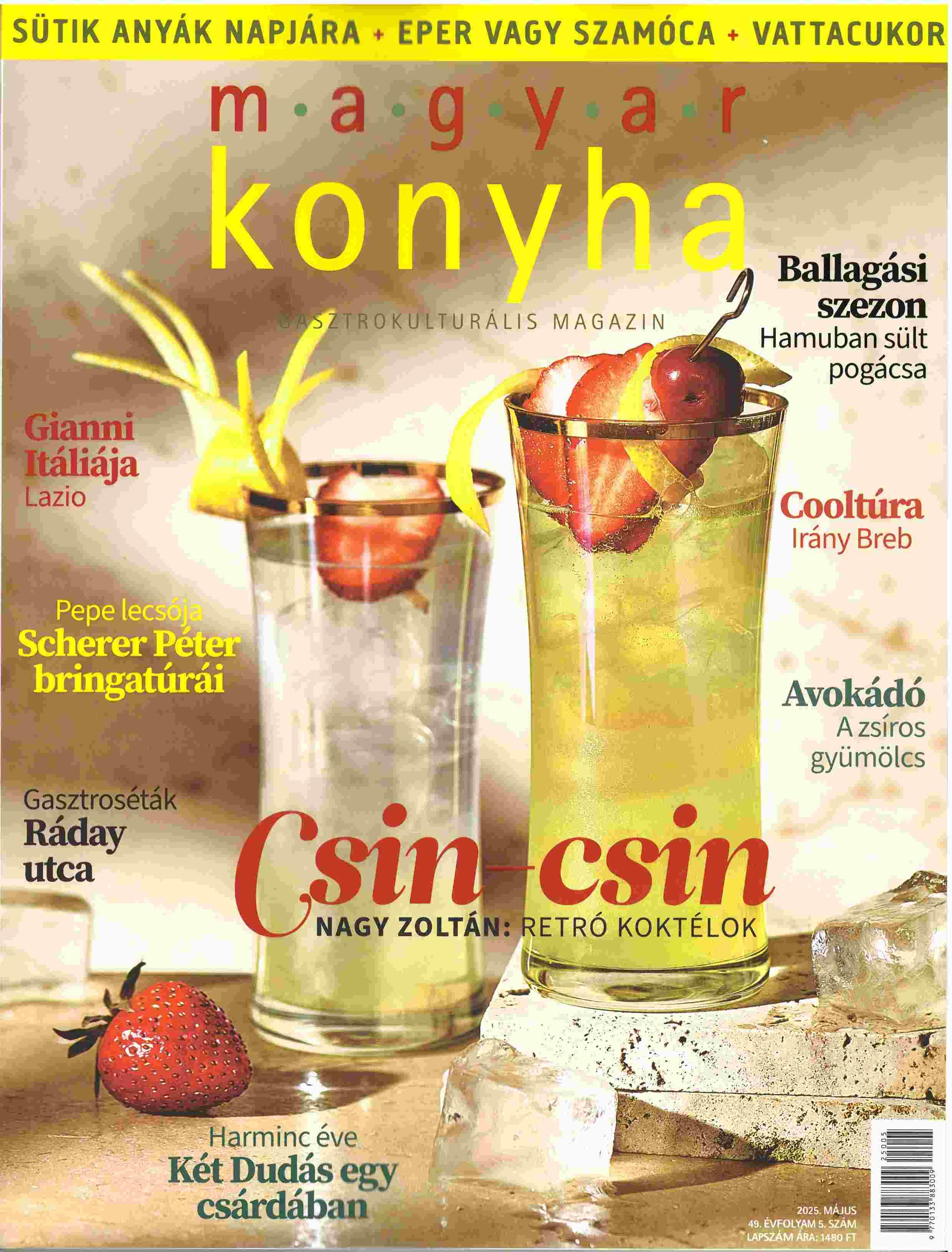 MAGYAR KONYHA - 2025. MÁJUS - CSIN-CSIN (49. ÉVF. 5. SZÁM)