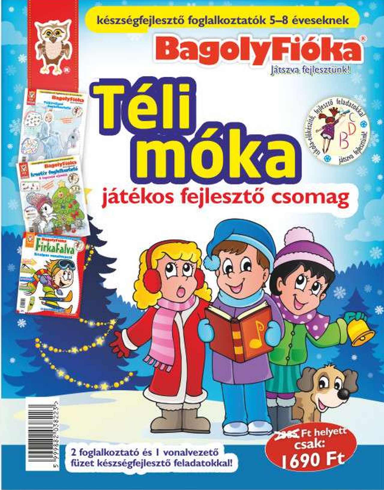 BAGOLYFIÓKA - TÉLI MÓKA JÁTÉKOS KÉSZSÉGFEJLESZTŐ FÜZETCSOMAG