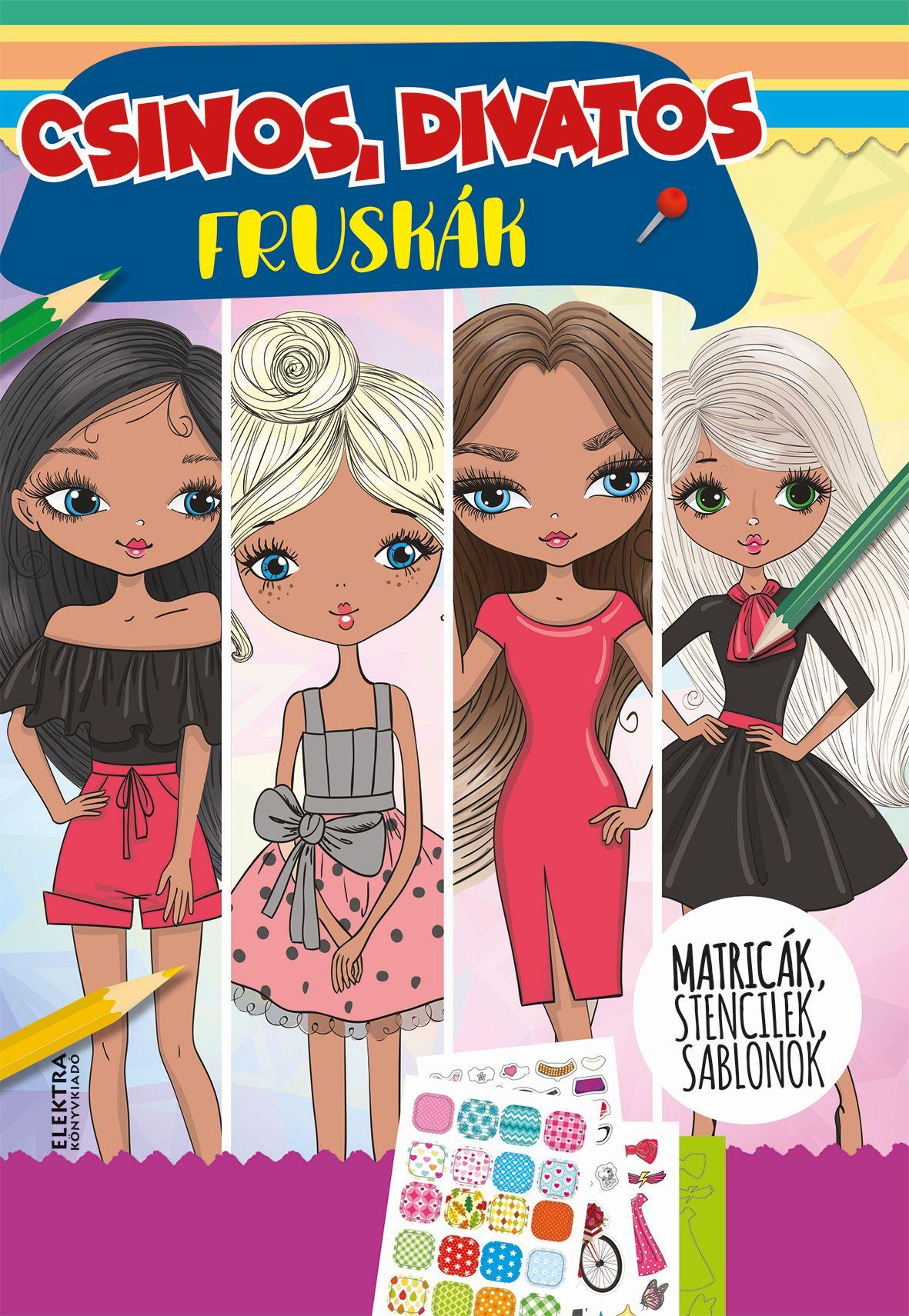 CSINOS, DIVATOS FRUSKÁK - MATRICÁK, STENCILEK, SABLONOK