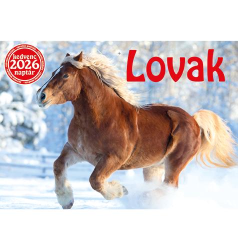KEDVENC NAPTÁR 2026 LOVAK