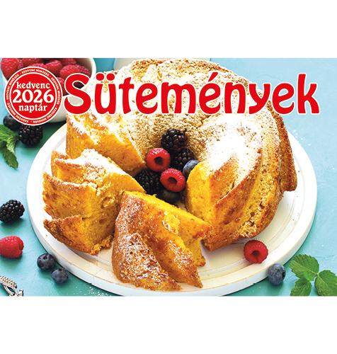 KEDVENC NAPTÁR 2026 SÜTEMÉNYEK