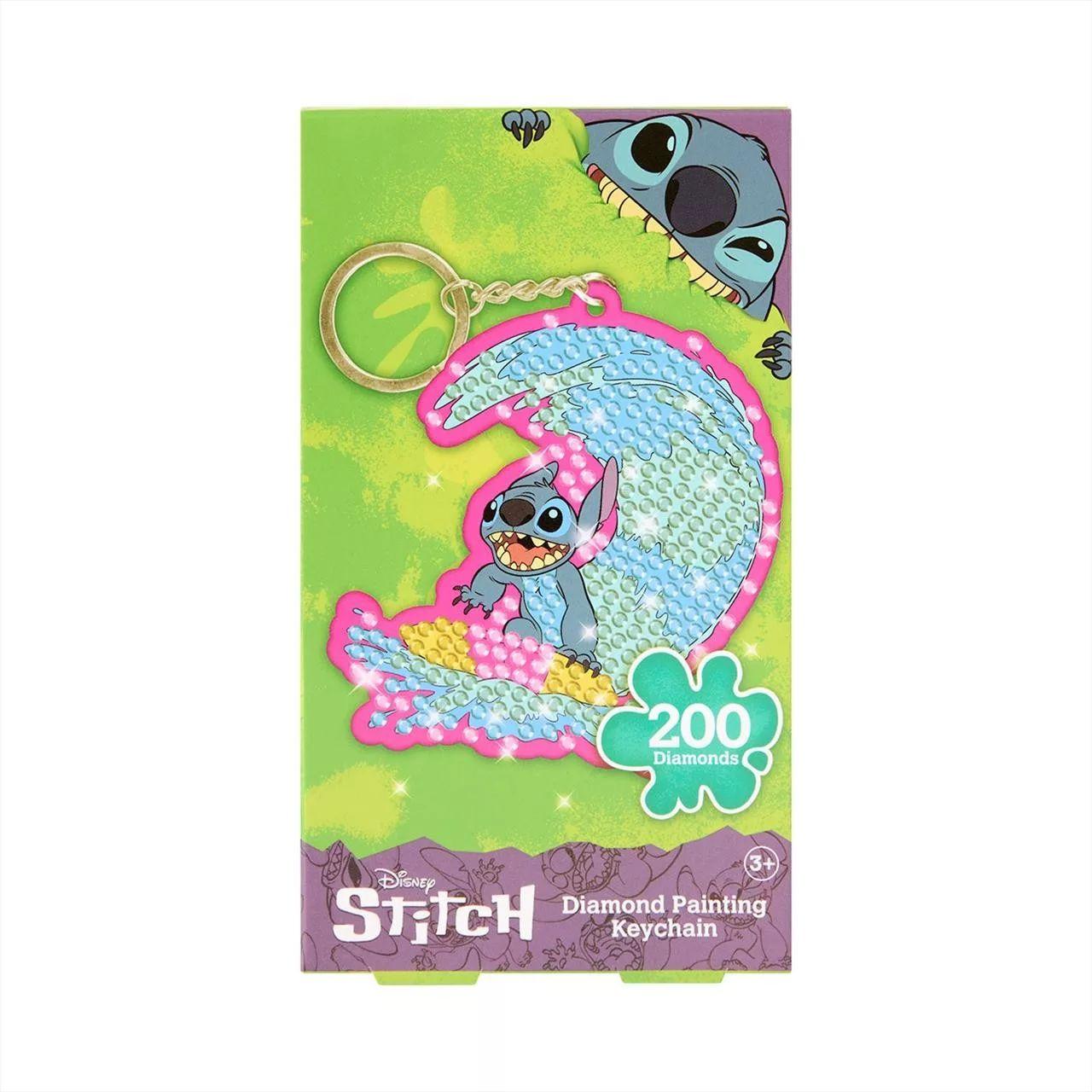 CANENCO, STITCH GYÉMÁNTFESTÉS KULCSTARTÓ