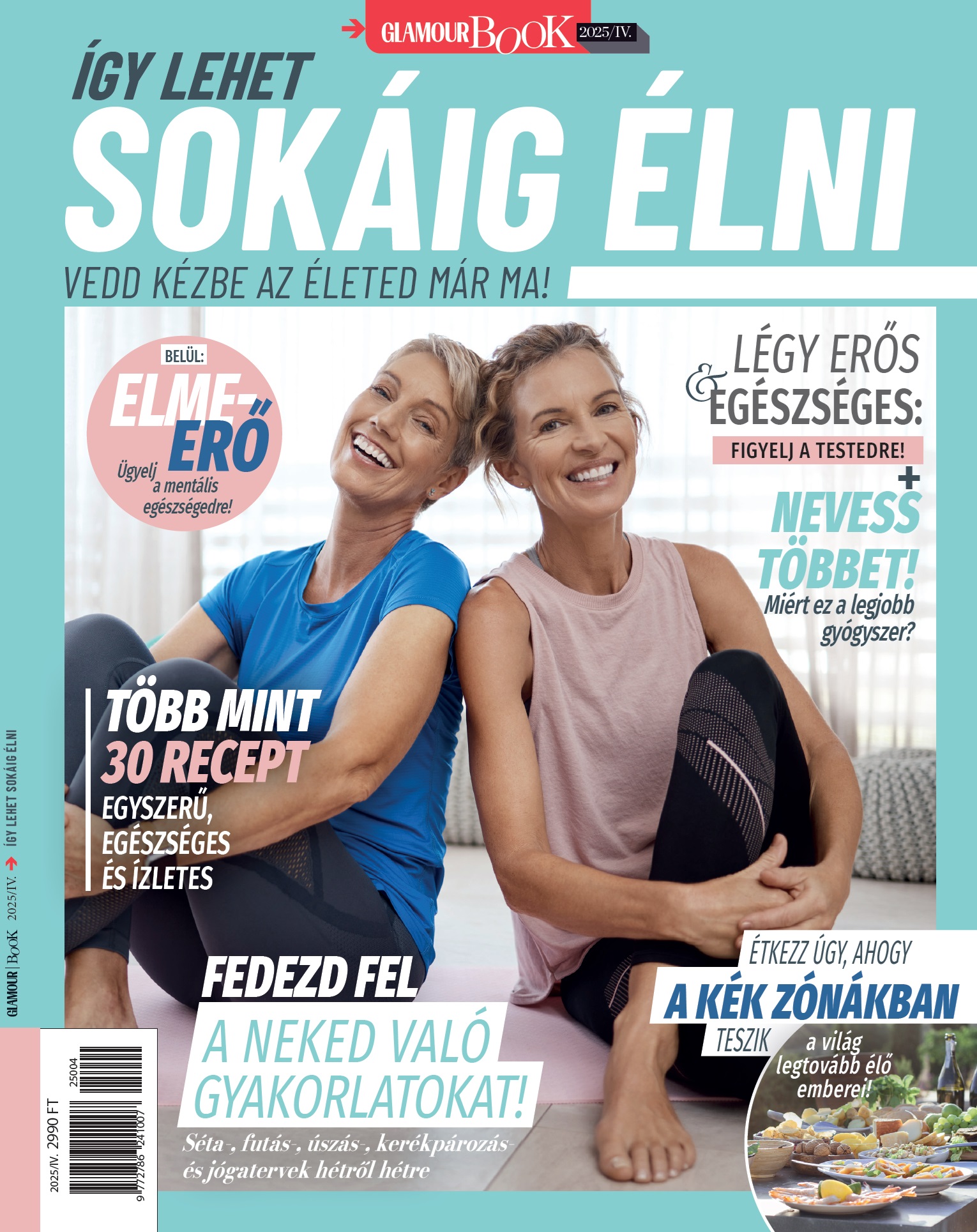 ÍGY LEHET SOKÁIG ÉLNI - GLAMOUR BOOK 2025/IV.