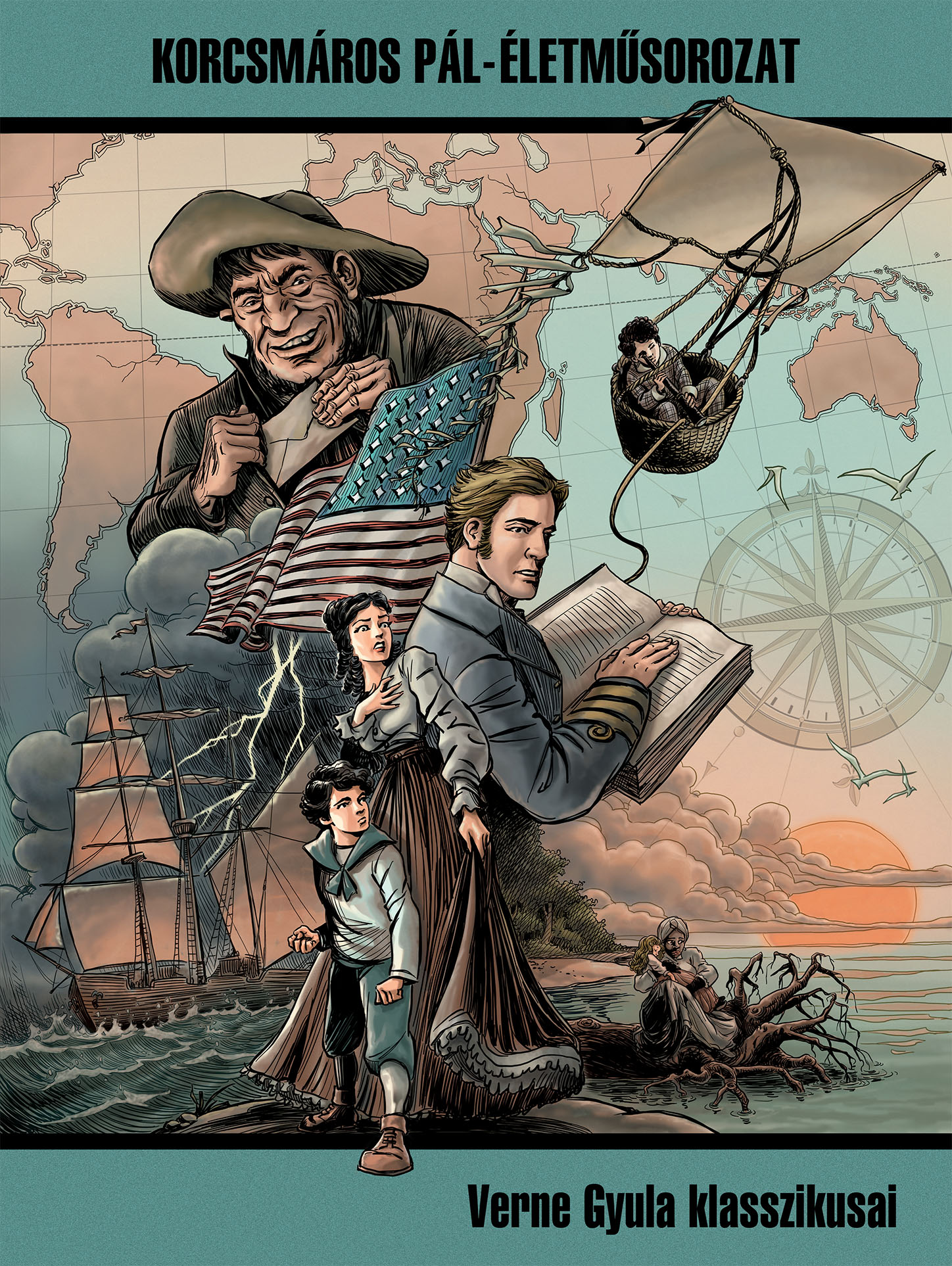 KORCSMÁROS PÁL-ÉLETMŰSOROZAT 3. - VERNE GYULA KLASSZIKUSAI