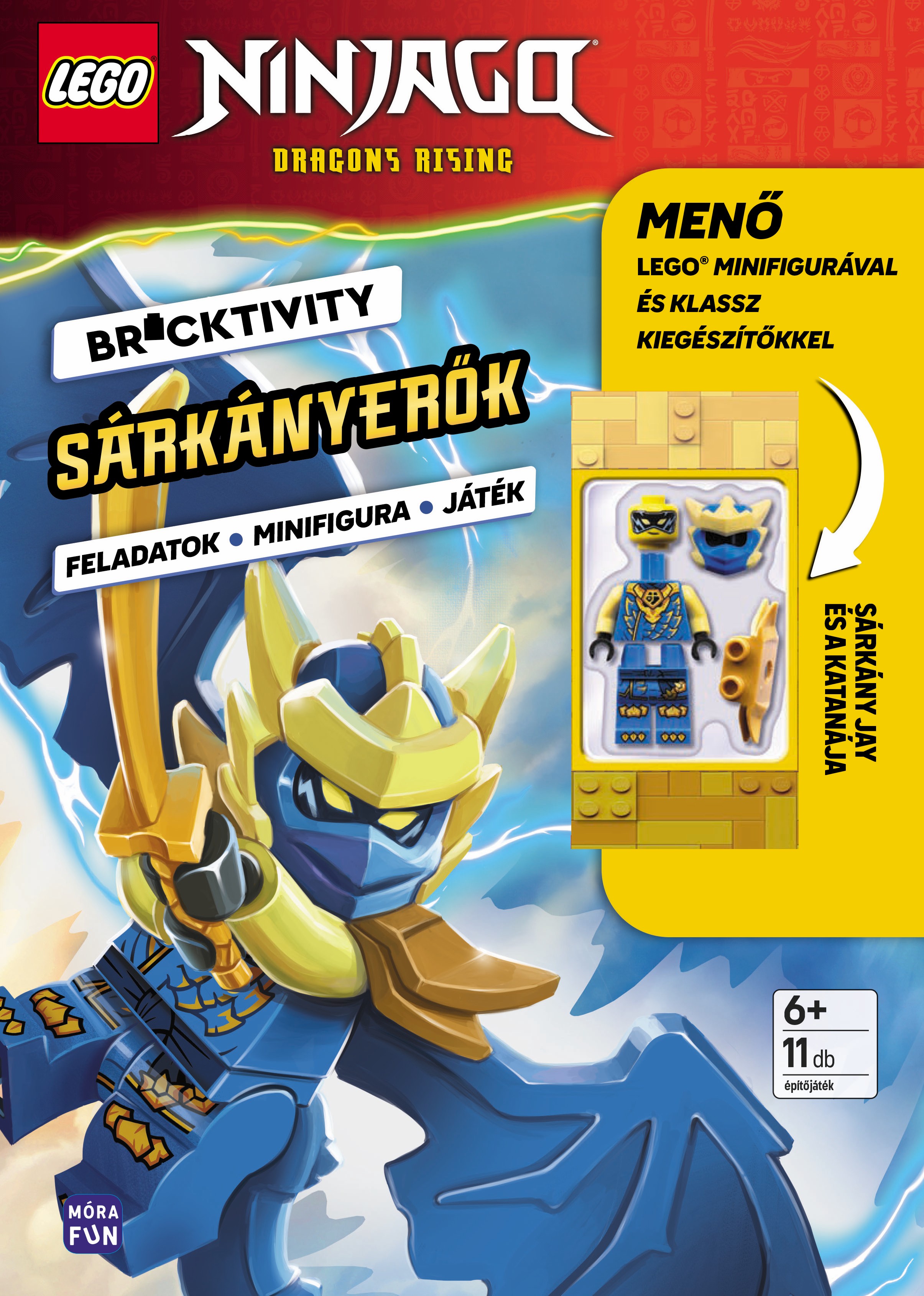 LEGO NINJAGO - SÁRKÁNYERŐK + AJÁNDÉK  MINIFIGURÁVAL