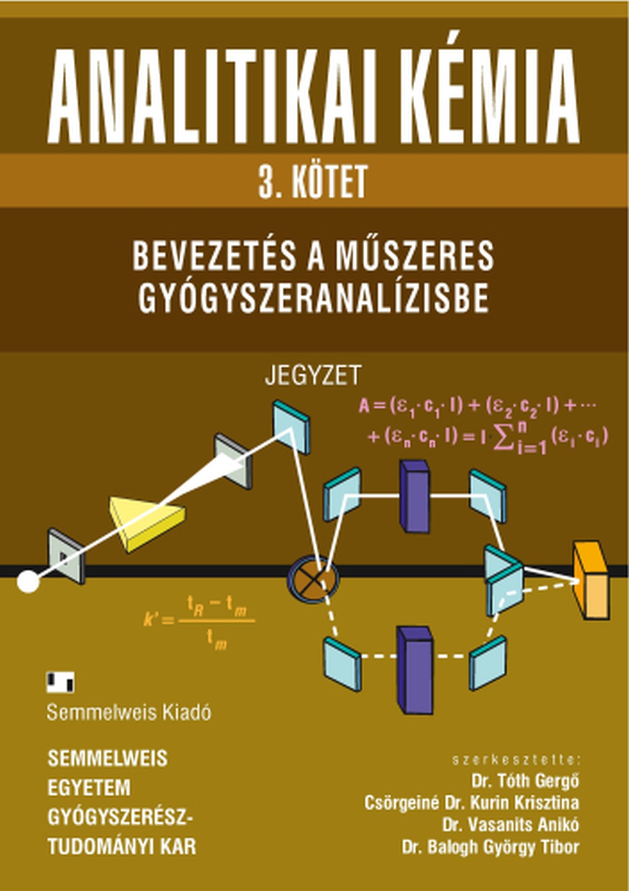 ANALITIKAI KÉMIA 3. BEVEZETÉS A MŰSZERES GYÓGYSZERANALÍZISBE
