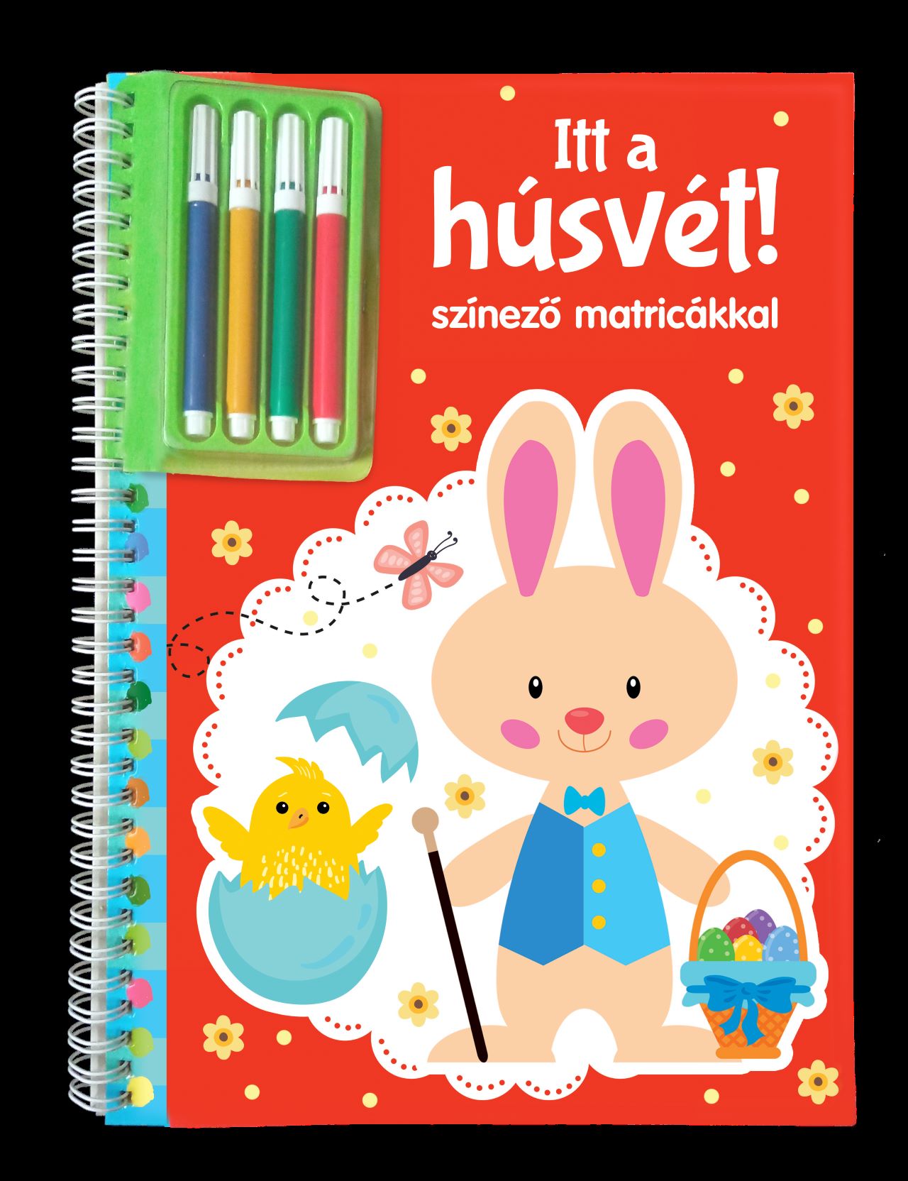 ITT A HÚSVÉT! - SZÍNEZŐ MATRICÁKKAL (+ 4DB FILCTOLL)