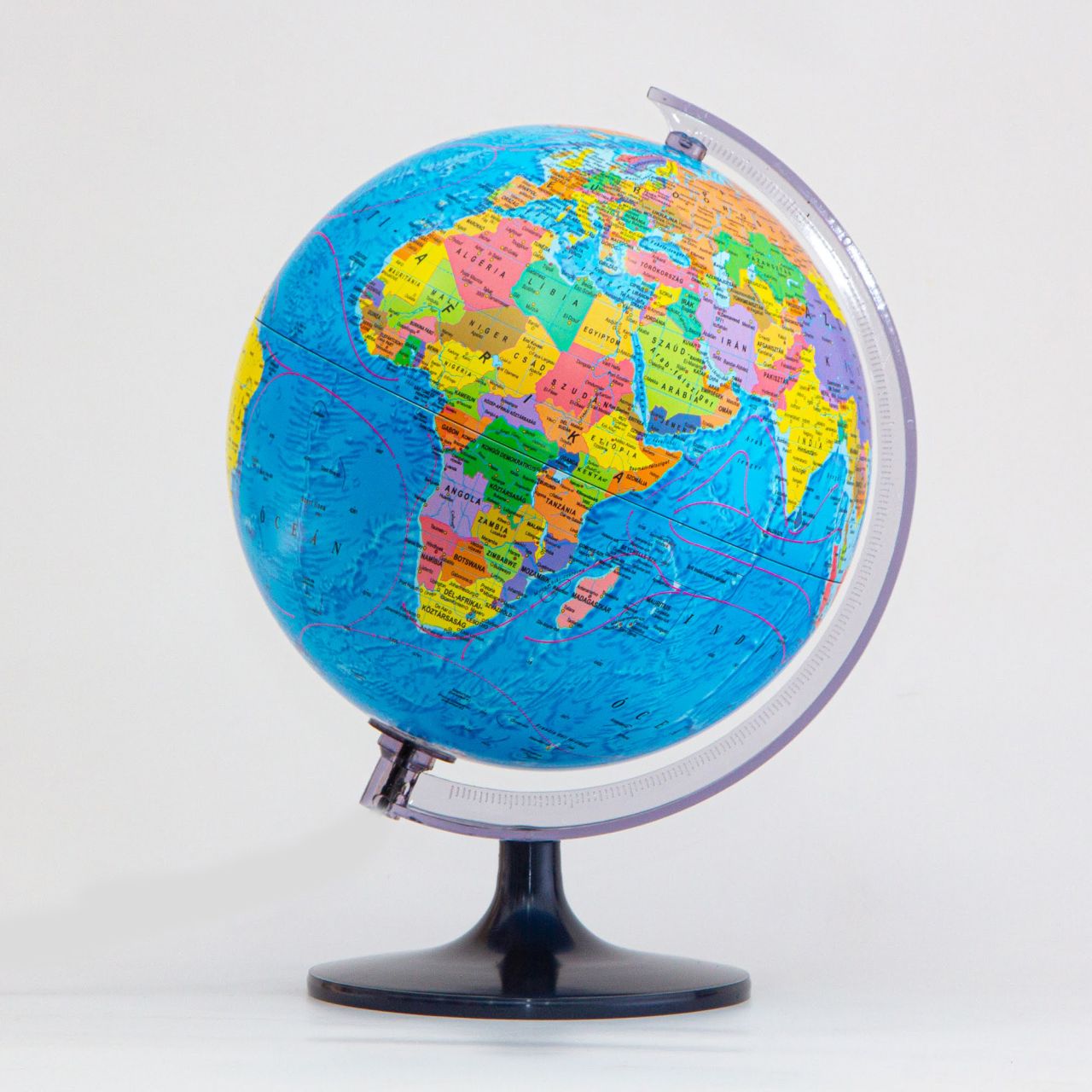 FÖLDGÖMB 25 CM-ES, POLITIKAI, NORMÁL