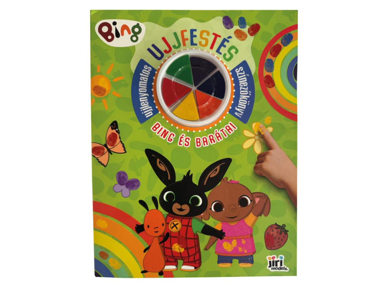 BING ÉS BARÁTAI - UJJFESTÉS - UJJLENYOMATOS SZÍNEZŐKÖNYV