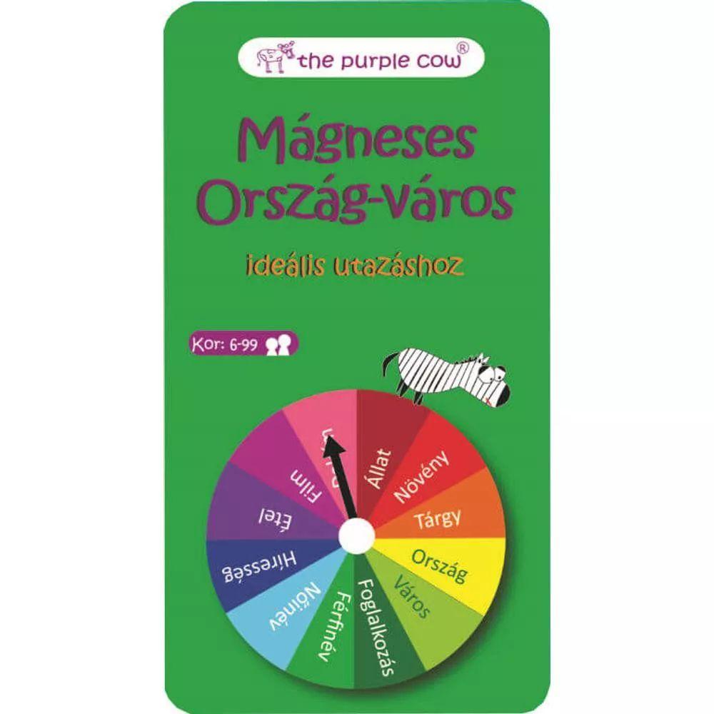 PC ORSZÁG-VÁROS MÁGNESES TÁRSASJÁTÉK