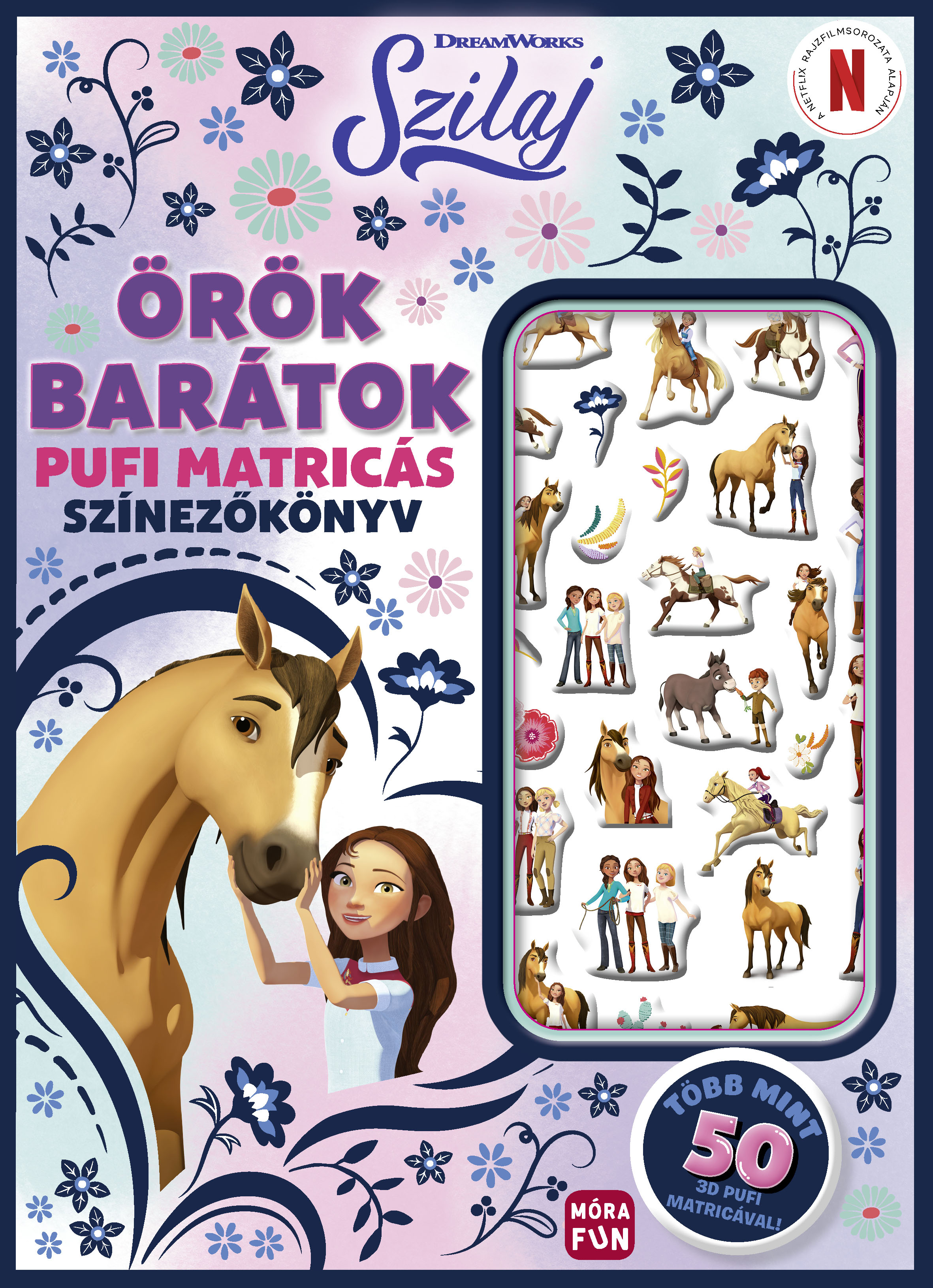 SZILAJ - ÖRÖK BARÁTOK - PUFI MATRICÁS SZÍNEZŐKÖNYV