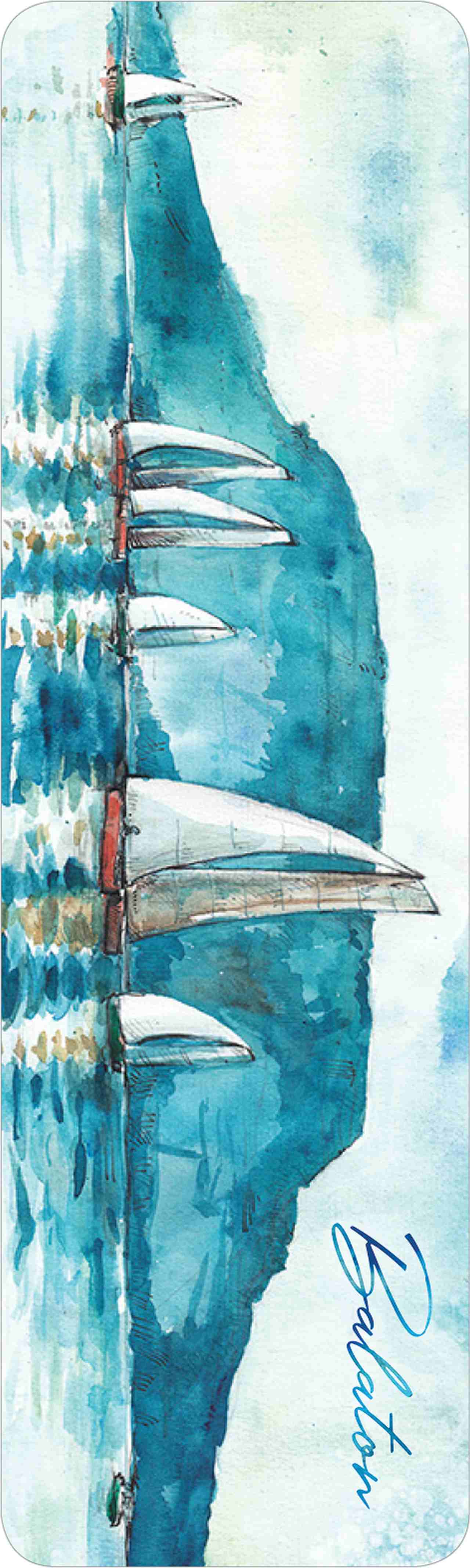 KÖNYVJELZŐ KJB-03 - BALATON VITORLÁSOK, BADACSONY