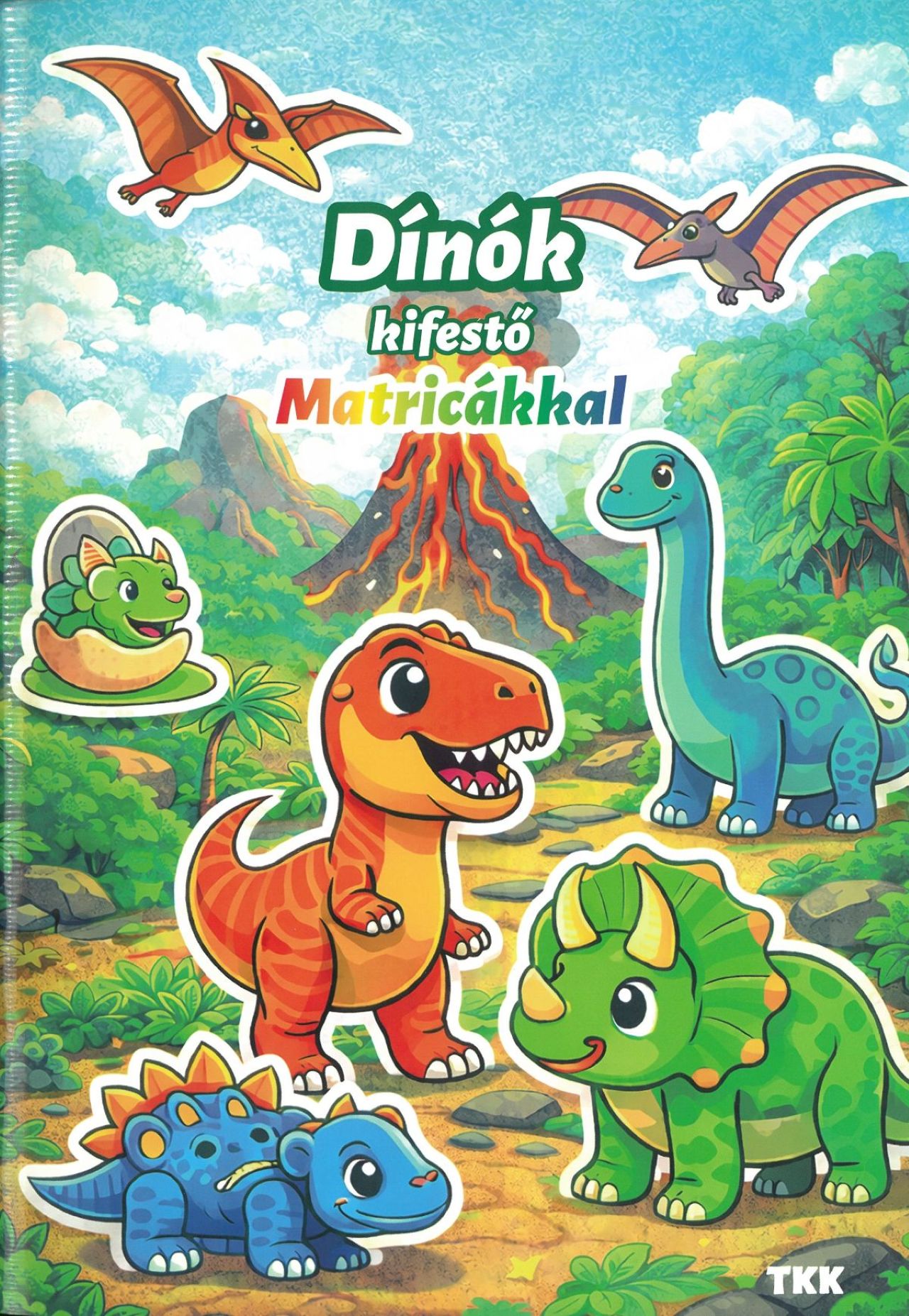 DÍNÓK KIFESTŐ MATRICÁKKAL