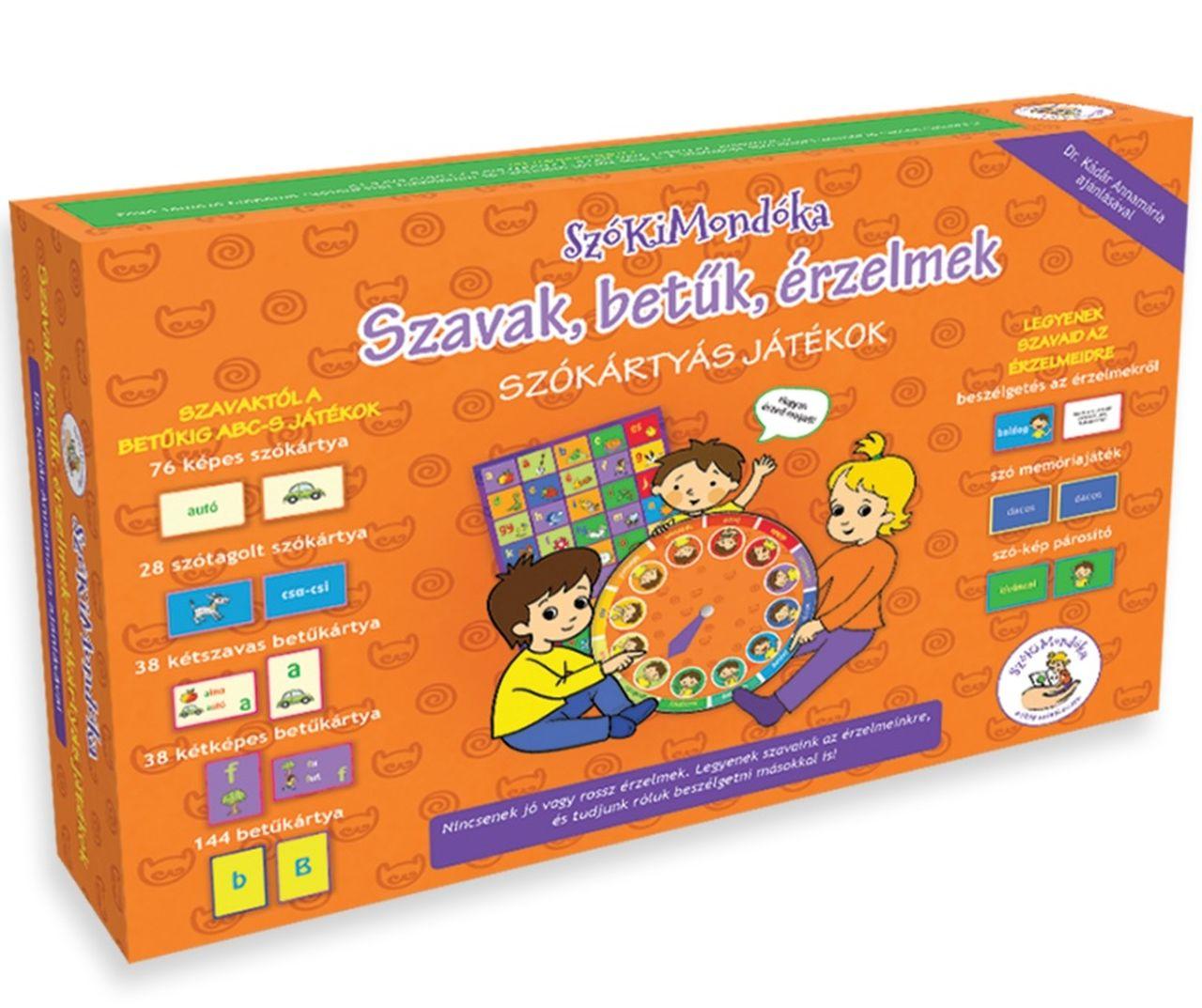 SZAVAK, BETŰK, ÉRZELMEK - SZÓKÁRTYÁS JÁTÉKOK (SZÓKIMONDÓKA)
