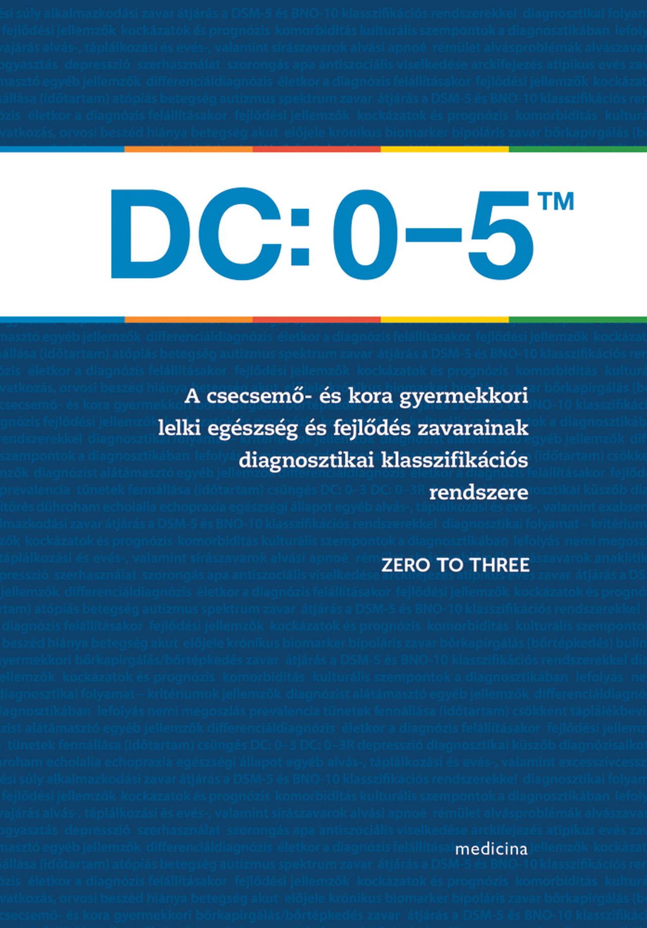DC: 0-5TM: A CSECSEMŐ- ÉS KORA GYERMEKKORI LELKI EGÉSZSÉG ÉS FEJLŐDÉS ZAVARAINAK