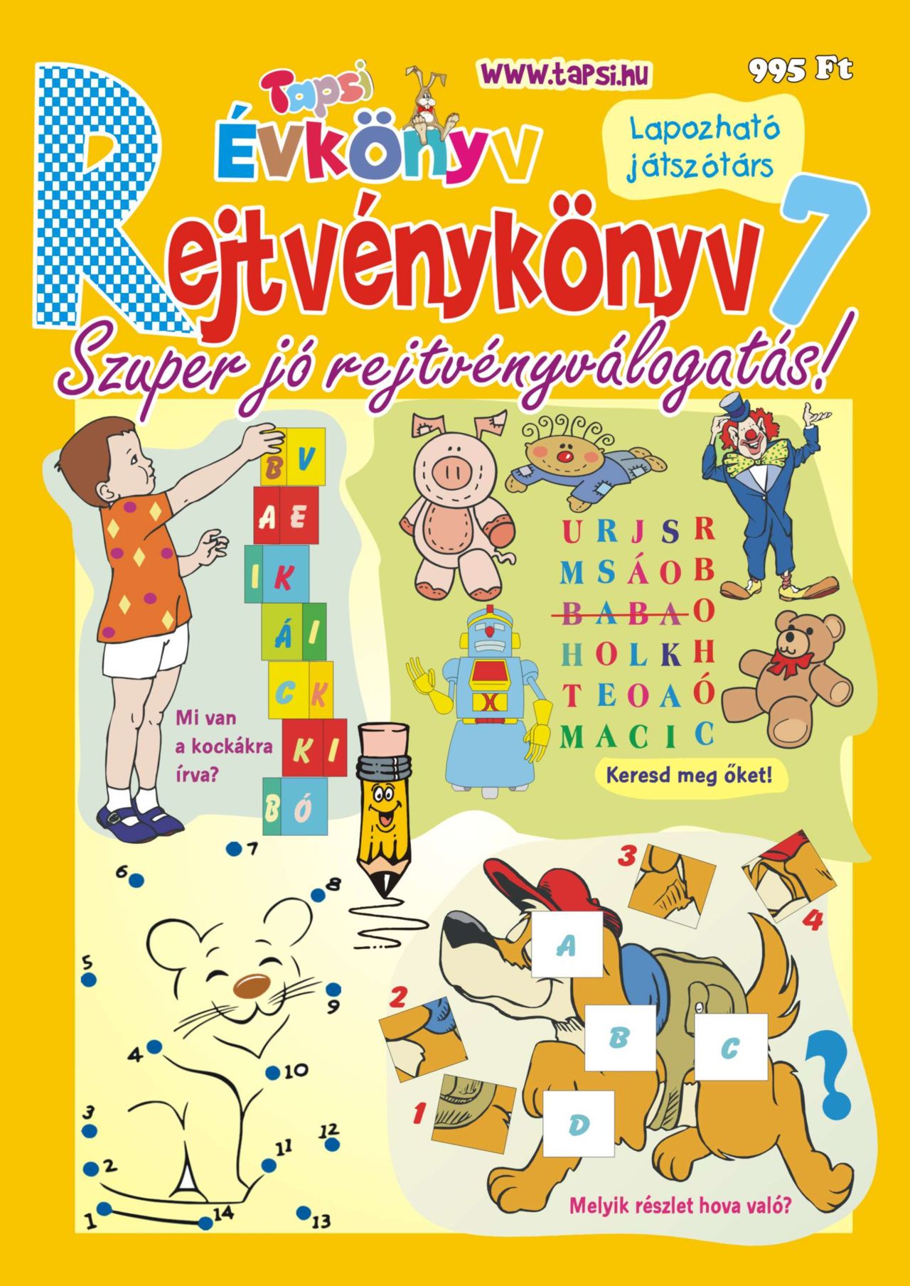 TAPSI ÉVKÖNYV - REJTVÉNYKÖNYV 7.