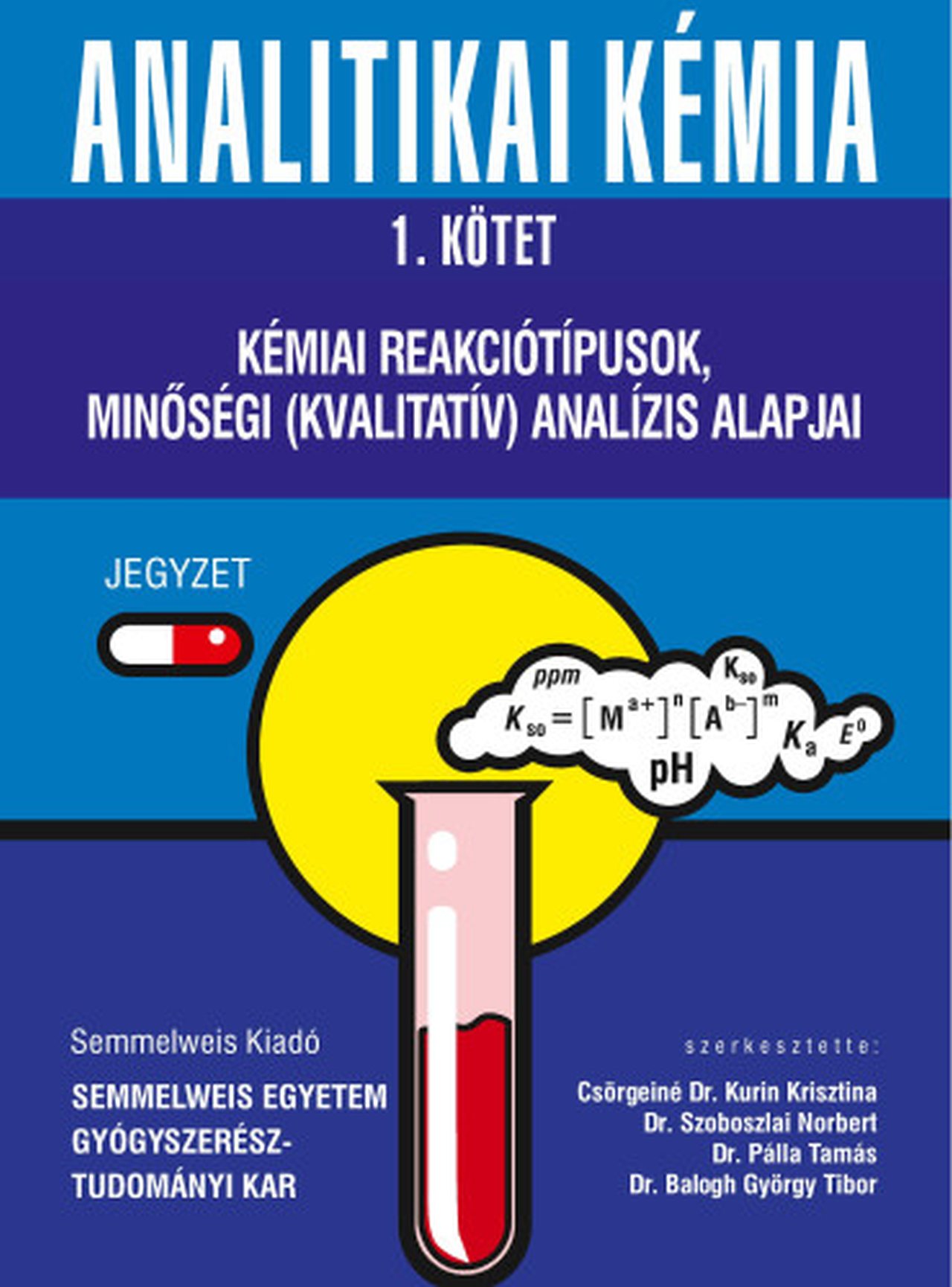 ANALITIKAI KÉMIA 1. - KÉMIAI REAKCIÓTÍPUSOK... - JEGYZET