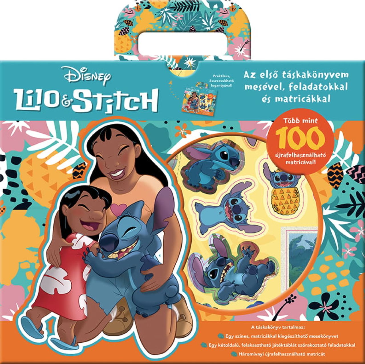 LILO ÉS STITCH - AZ ELSŐ TÁSKAKÖNYVEM MESÉVEL, FELADATOKKAL ÉS MATRICÁKKAL