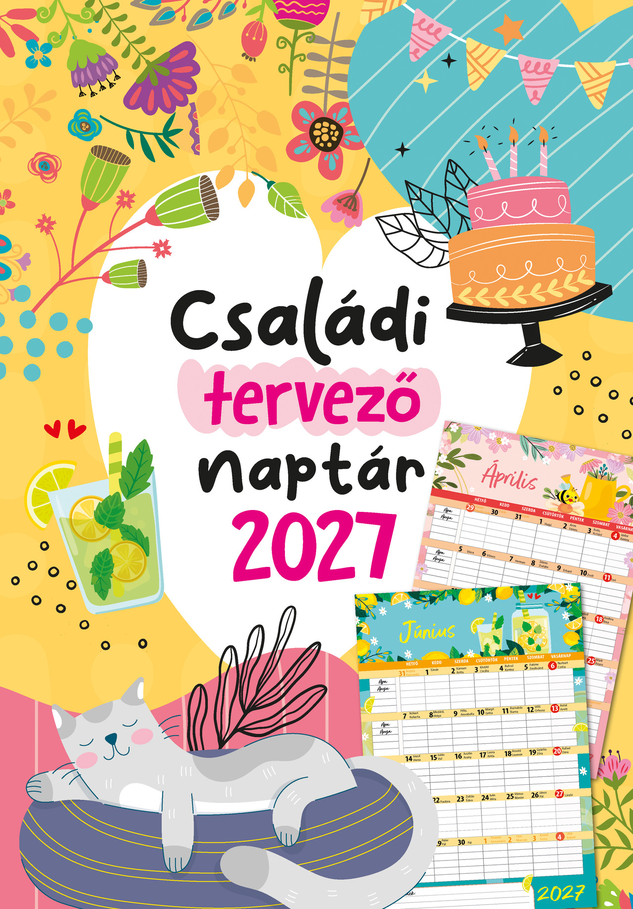CSALÁDI TERVEZŐ NAPTÁR 2027
